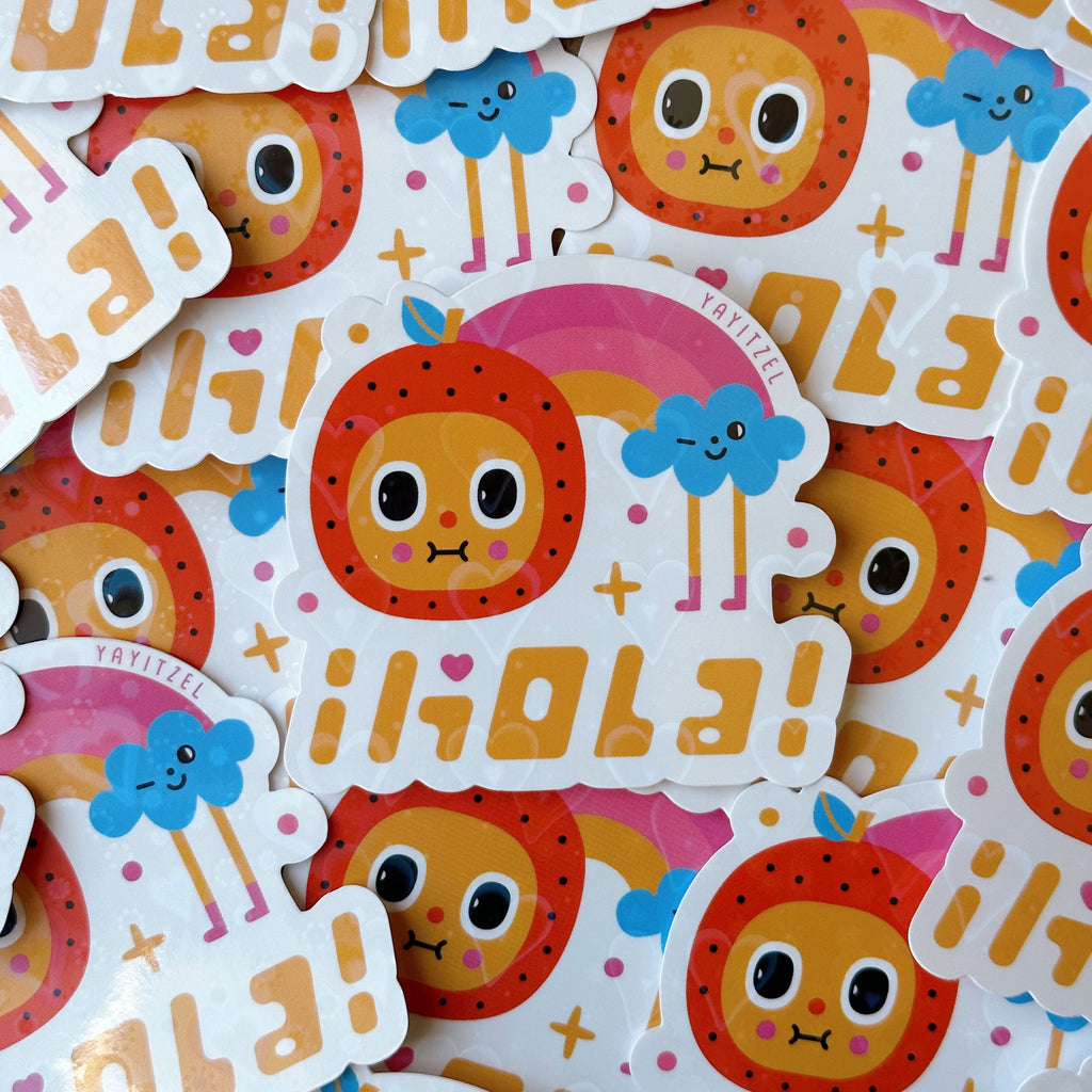 Holla Sticker Hola Holographic Sticker – YAYLANDIA