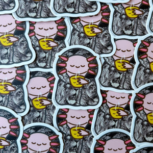 Axolotl Mexican Blanket Sticker