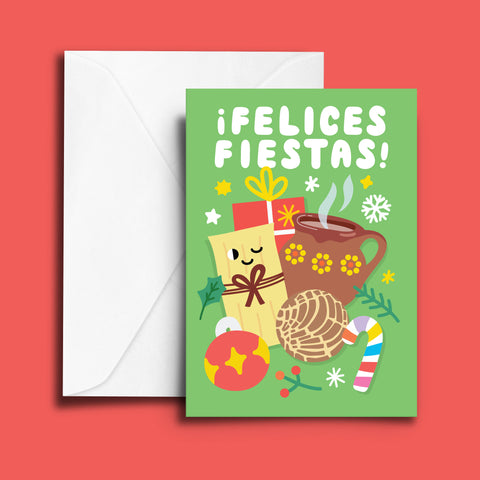 Felices Fiestas Tamal Greeting Card