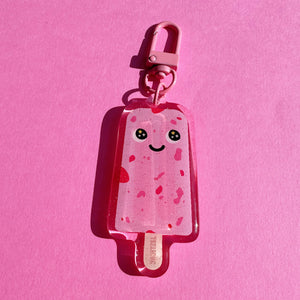 Paleta de Fresita Keychain