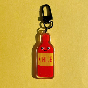 Botella De Chile Keychain