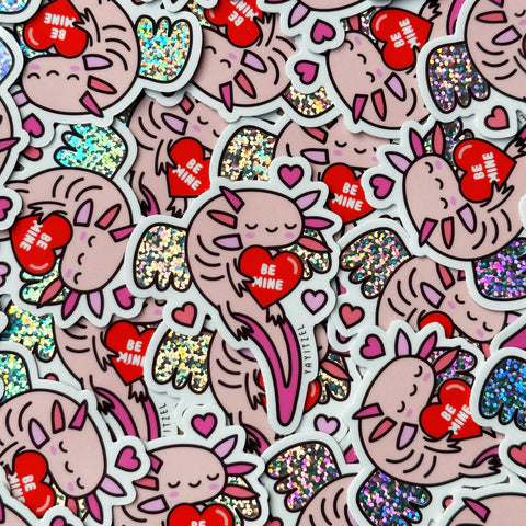 Axolotl Cupid Sticker