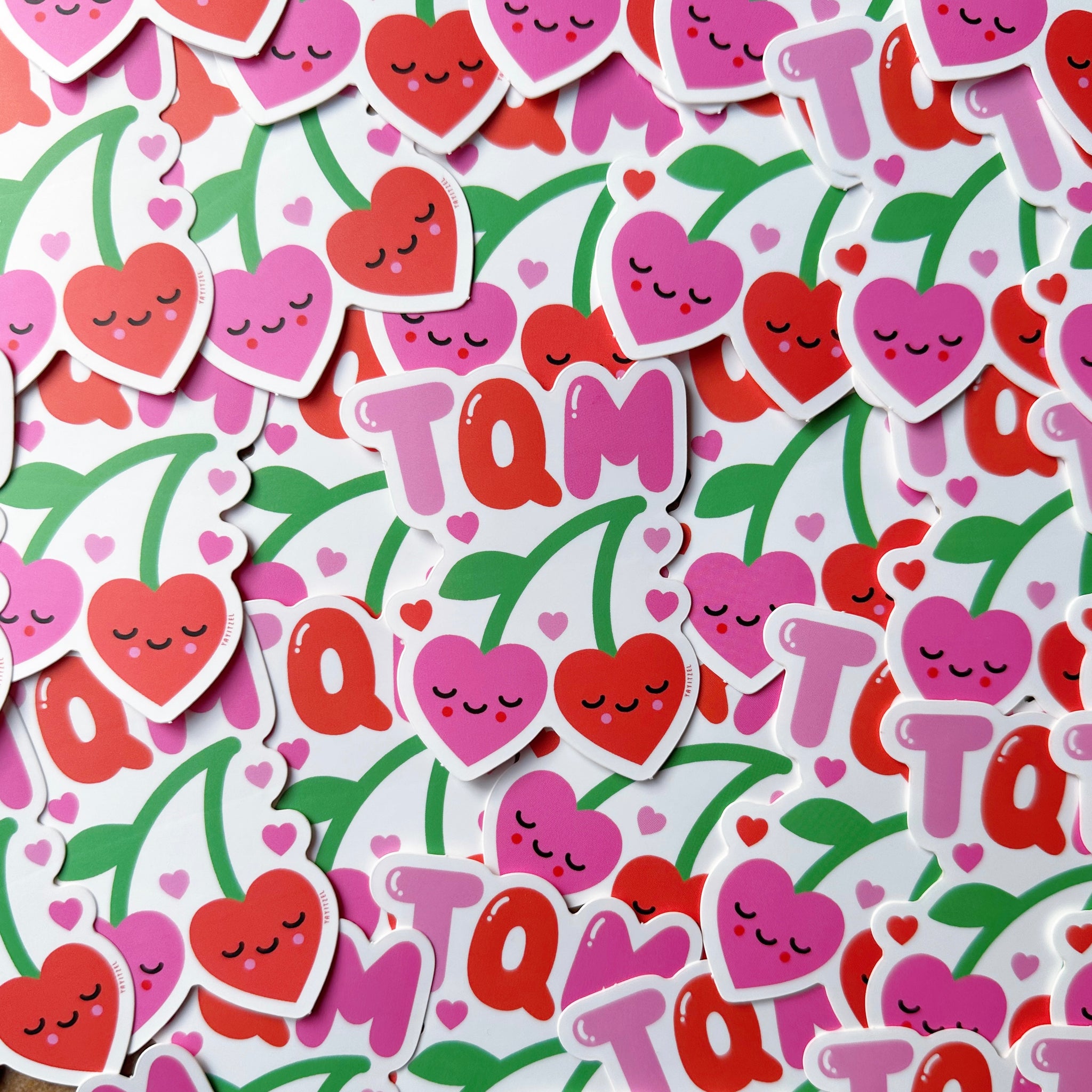 TQM Cherries Sticker