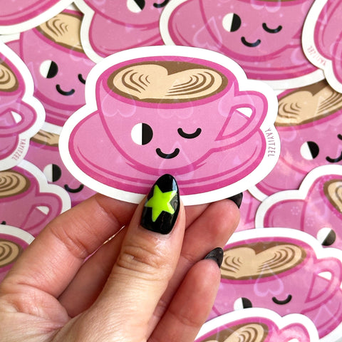 Cutie Capuccino Sticker