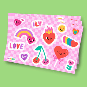 VDay Sticker Sheet