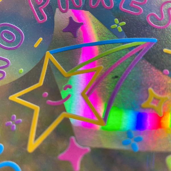 No Pares Suncatcher Decal