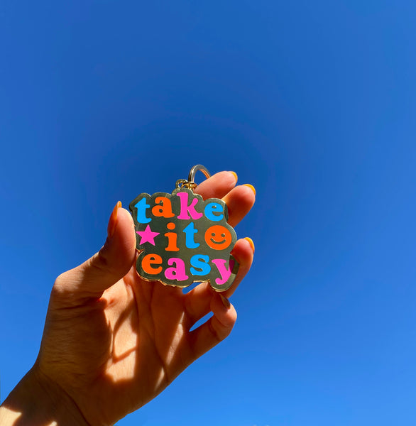 Take It Easy Keychain