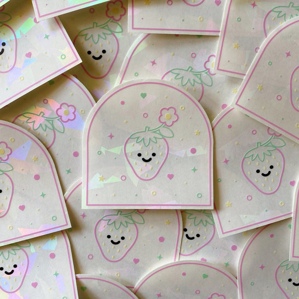 Fresita Suncatcher Decal