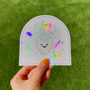 Fresita Suncatcher Decal