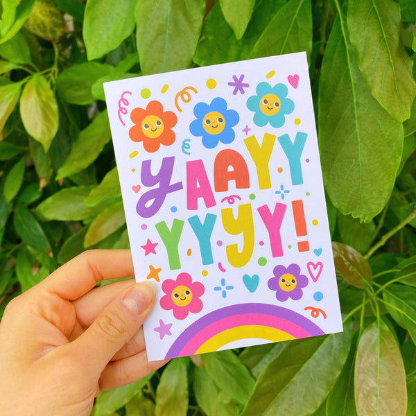 Yayyy Greeting Card