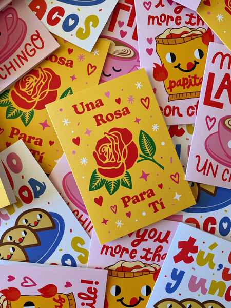 Rosa Greeting Card