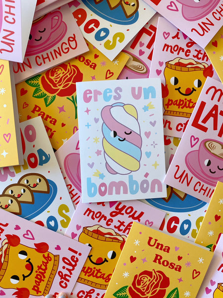 Bombón Greeting Card