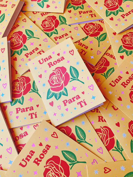 Rosa Greeting Card