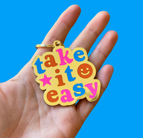 Take It Easy Keychain