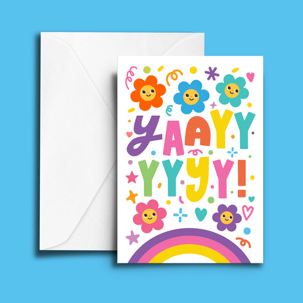 Yayyy Greeting Card