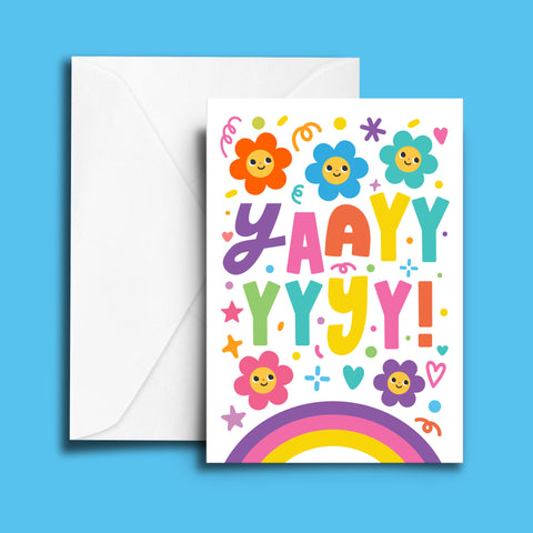 Yayyy Greeting Card