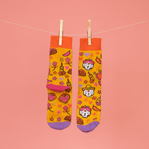 Día De Muertos Socks