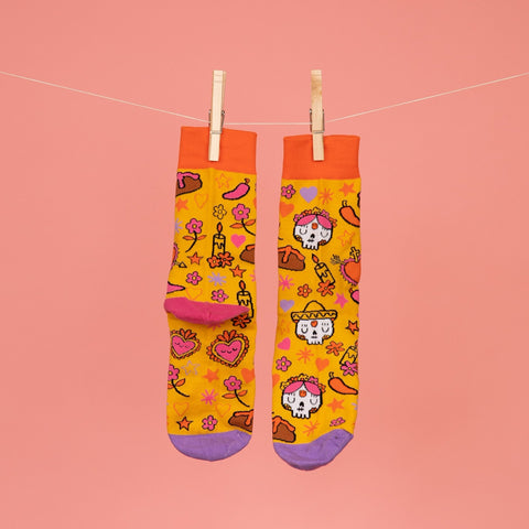 Día De Muertos Socks