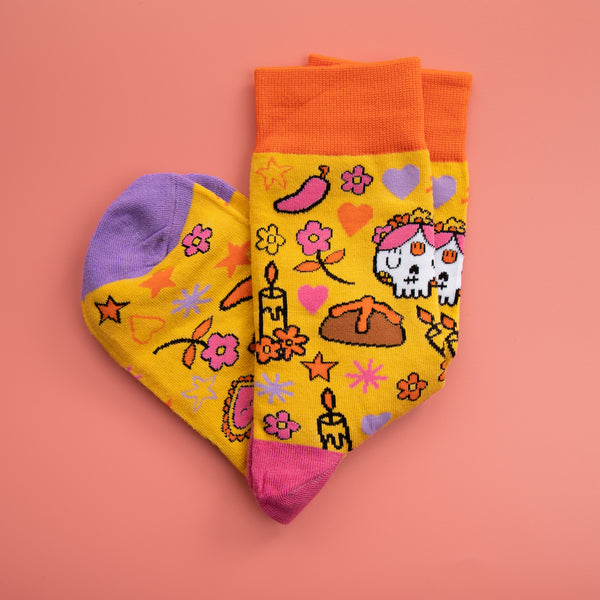 Día De Muertos Socks